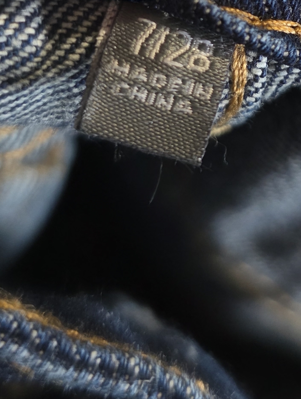 Calu 1850 Western Print Dark Blue Denim Wide Leg Jeans - Picture 16 of 17